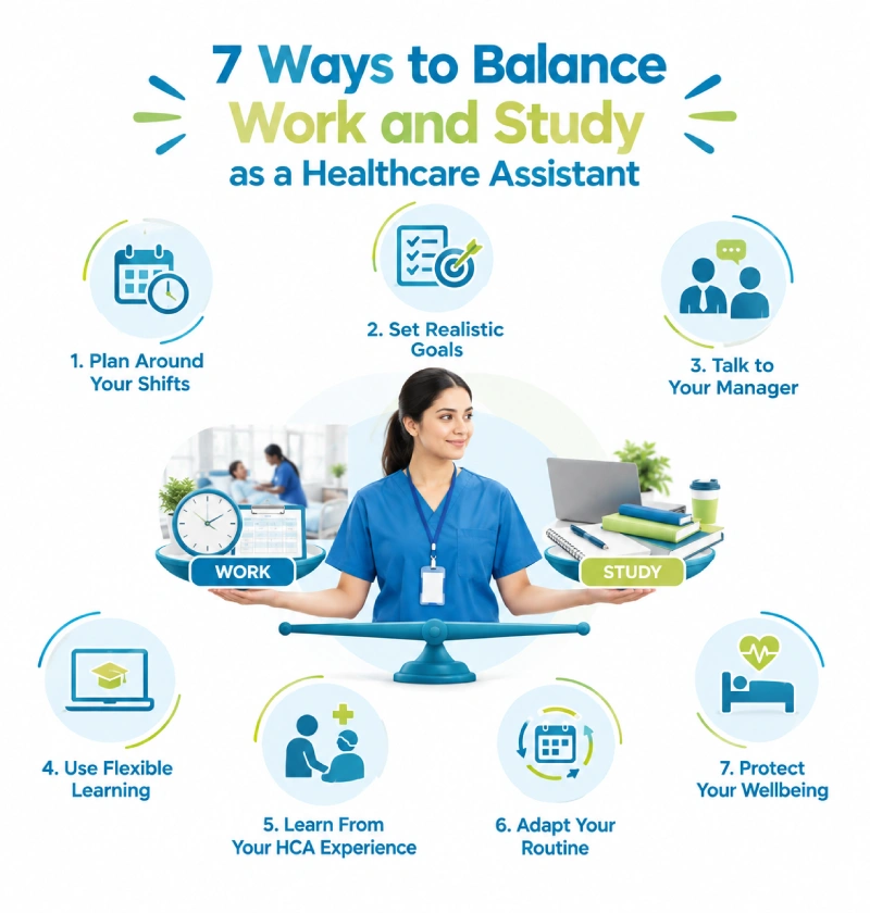 7 Practical Ways to Balance Work and Study as a Healthcare Assistant