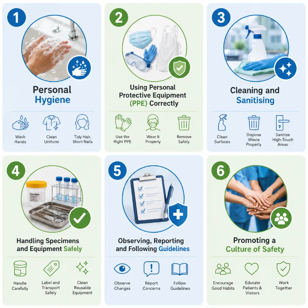 Healthcare safety guidelines in practice