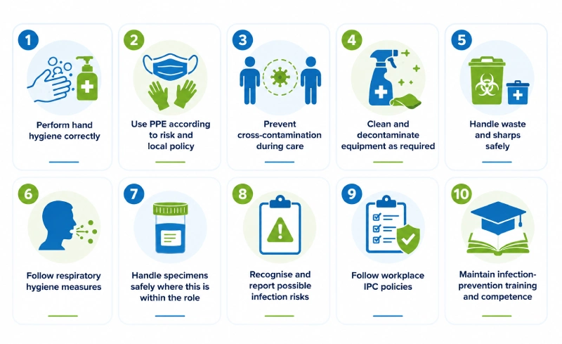 Key Infection-Prevention Responsibilities