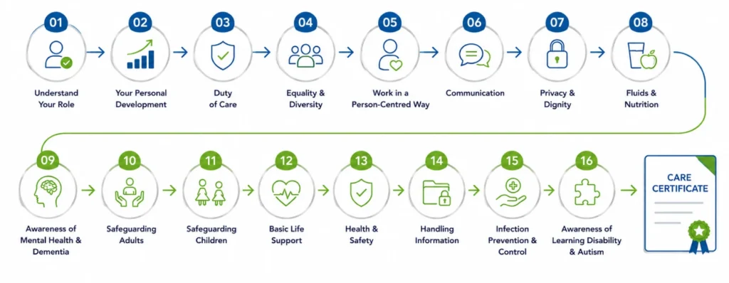 16 Care Certificate Standards