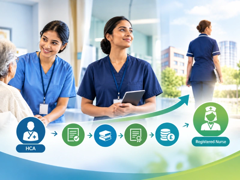 Healthcare Assistant to Nursing Associate Progress